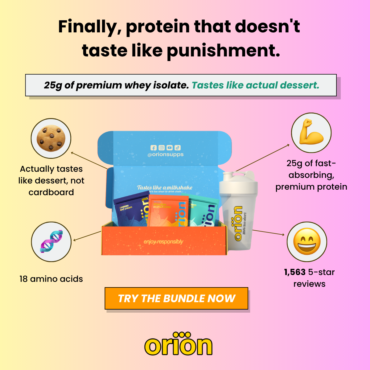 Premium Whey Protein Travel Packs