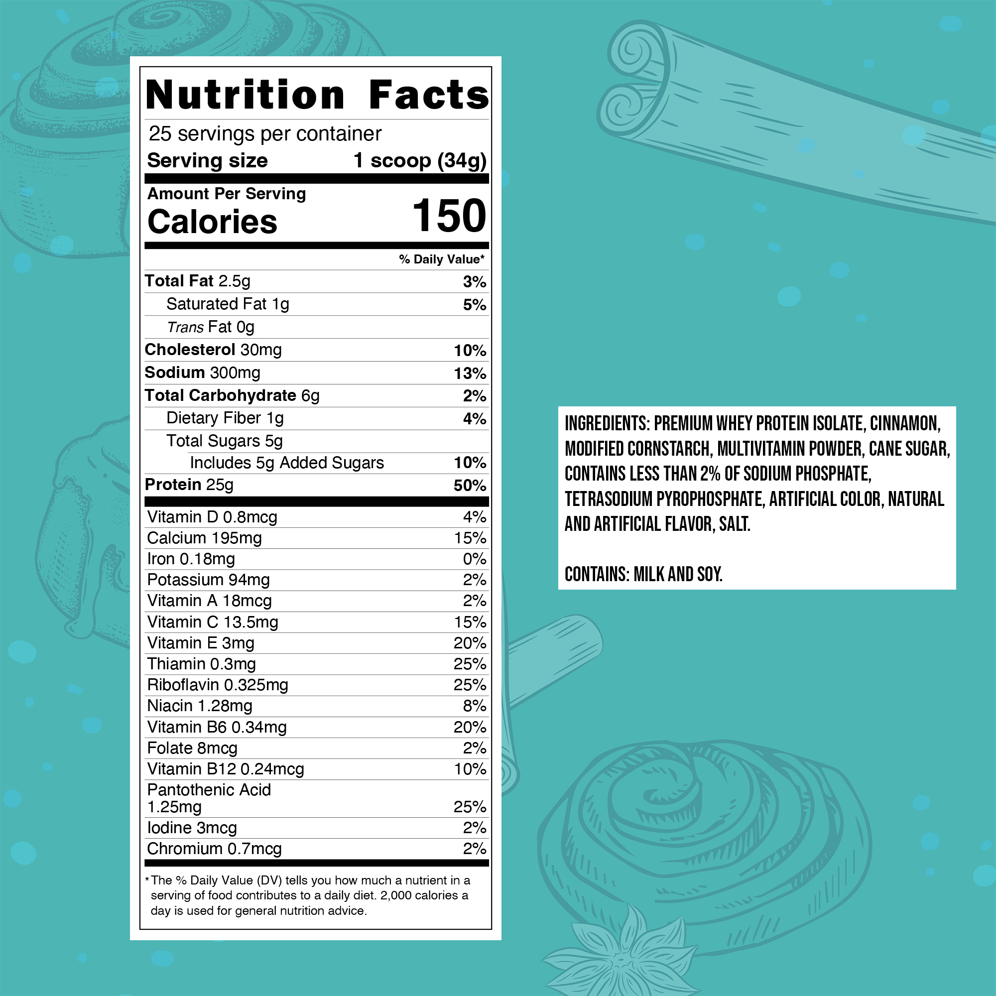 Cinnamon Roll Swirl Whey Isolate
