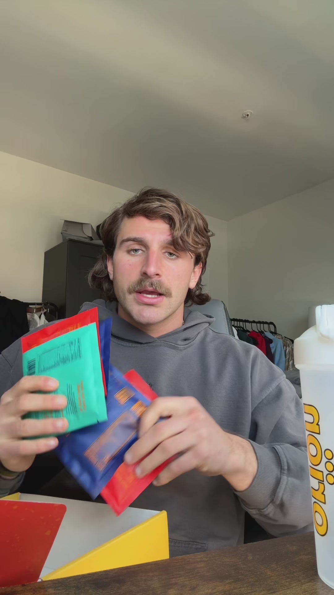 9 Loaded Protein Samples + Shaker Bottle
